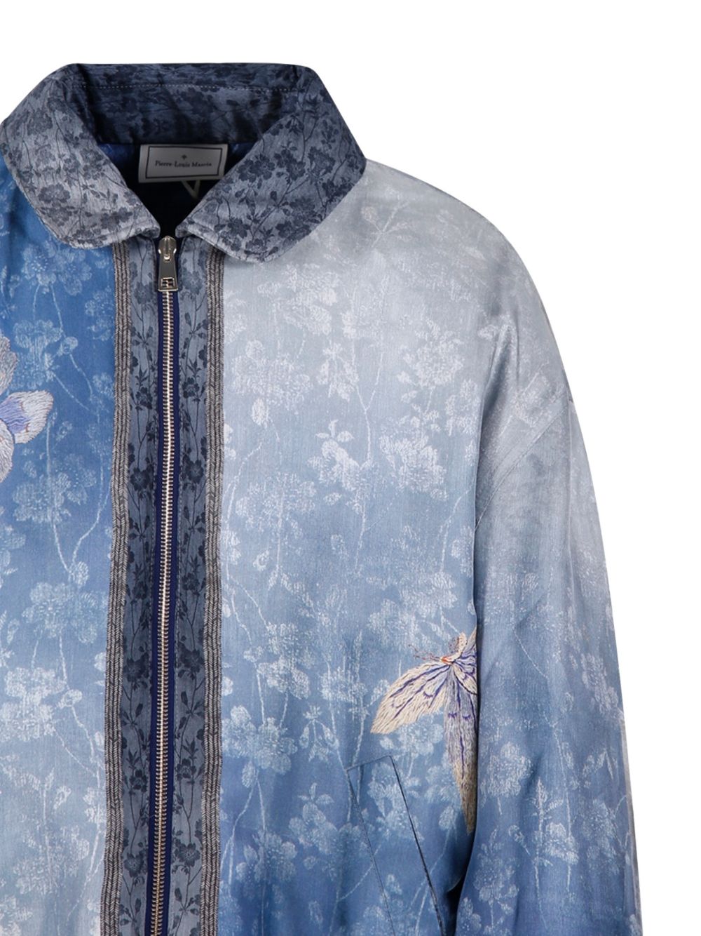 Pierre Louis Mascia Jackets — Printed Silk Bomber (New)