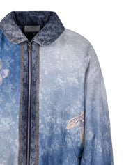 Pierre Louis Mascia Jackets — Printed Silk Bomber (New)