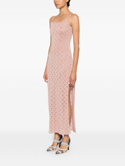 Marine Serre Moon Devore Pink Dress — New In 2026