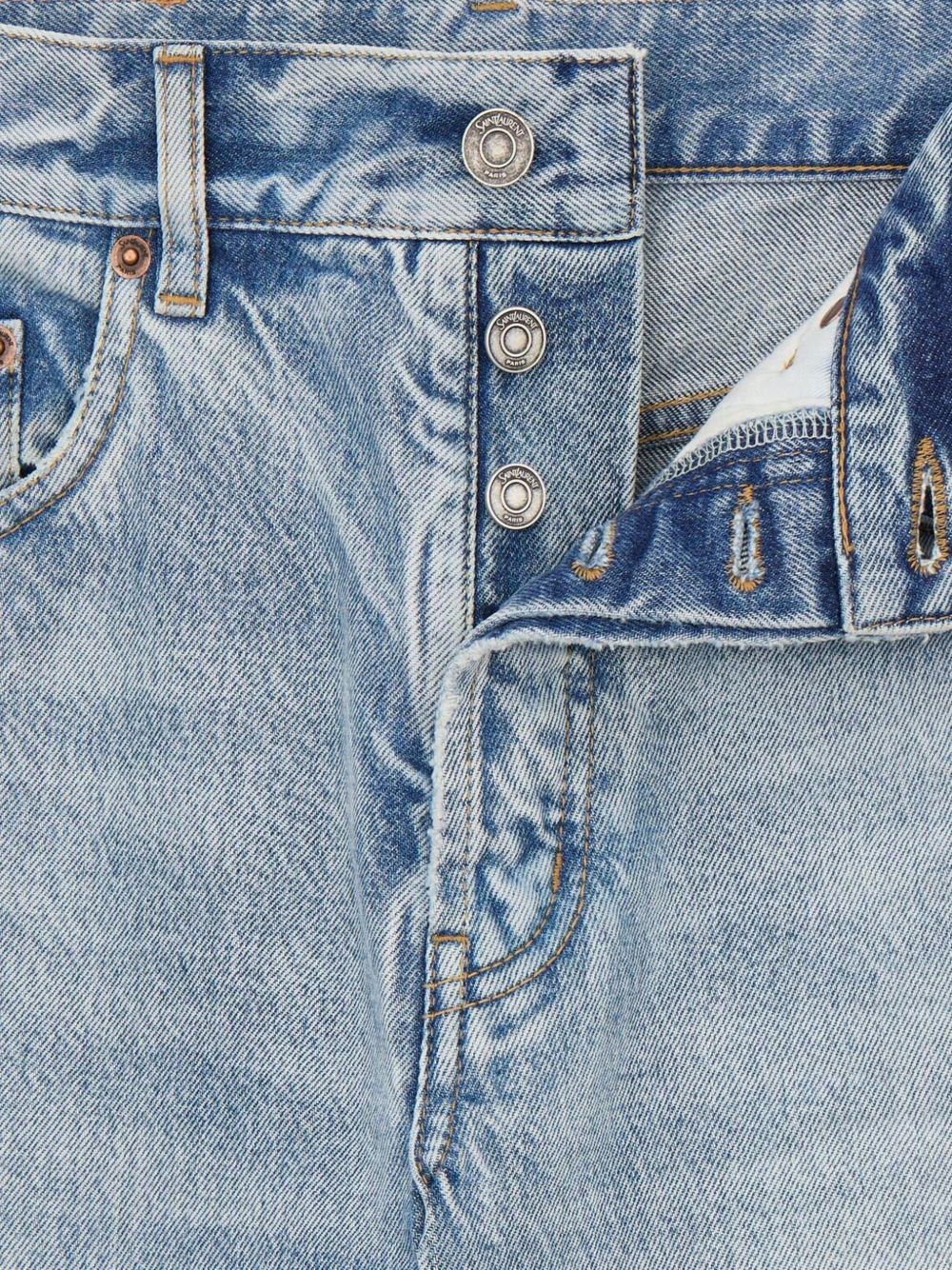 Saint Laurent Jeans for Women — Azzurro Organic Denim