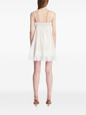 Saint Laurent Dresses — White Cotton Mini Dress, €1,090