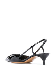 Valentino Garavani VLogo Signature leather slingback pumps