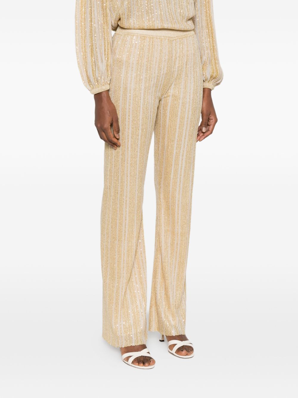 Missoni Trousers Golden — Women's Designer Trousers