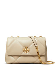 Dove Grey Kira Diamond Shoulder Bag — Tory Burch