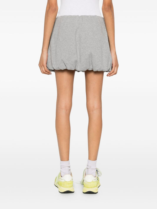 Dunst Cotton Mini Skirt — Grey Jersey | Dunst