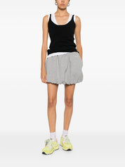 Dunst Cotton Mini Skirt — Grey Jersey | Dunst