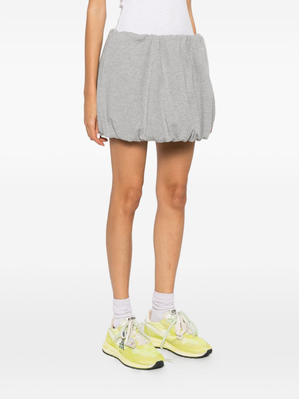 Dunst Cotton Mini Skirt — Grey Jersey | Dunst