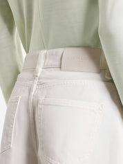 Maison Kitsuné Denim Cotton Shorts — Avorio | Aumifour
