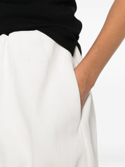 Dunst Dunst Cotton Mini Skirt — White Bubble Hem