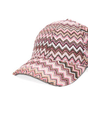 Missoni Zig Zag Baseball Cap – Pink Knit Luxury