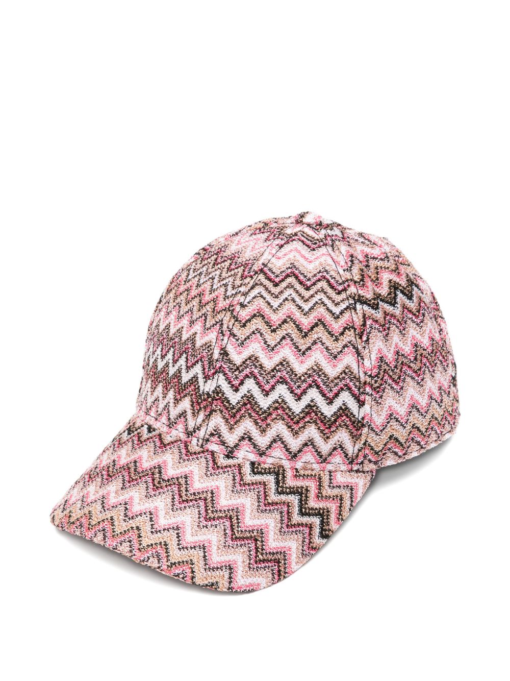 Missoni Zig Zag Baseball Cap – Pink Knit Luxury
