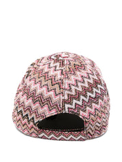 Missoni Zig Zag Baseball Cap – Pink Knit Luxury