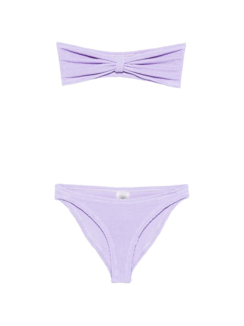 HUNZA Lilac Jean Bikini Set — Resort Swimwear