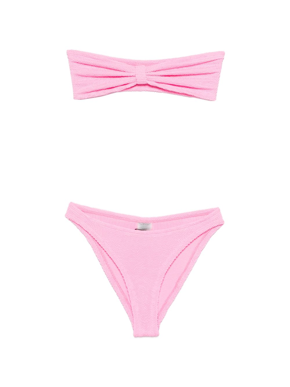 HUNZA Hunza Jean Bikini Set — Pink Beachwear
