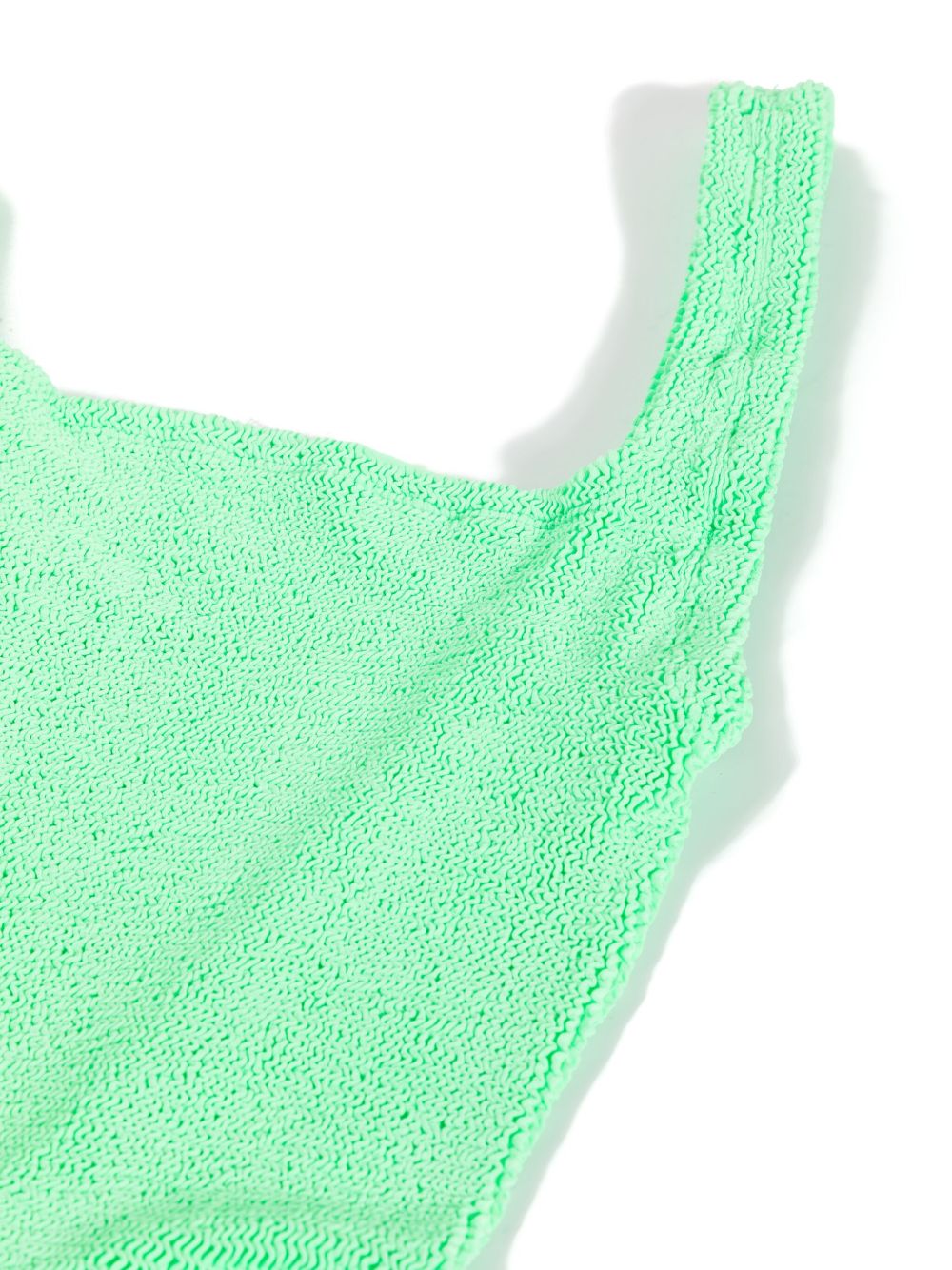 HUNZA Square Swimsuit — Green Beachwear, Resort Ready
