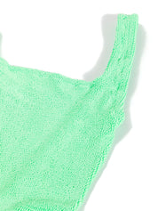 HUNZA Square Swimsuit — Green Beachwear, Resort Ready