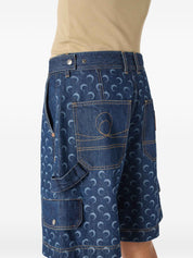 Marine Serre Shorts — Moon Denim Bermudas for Men