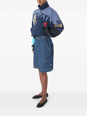 Marine Serre Shorts — Moon Denim Bermudas for Men