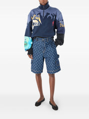 Marine Serre Shorts — Moon Denim Bermudas for Men