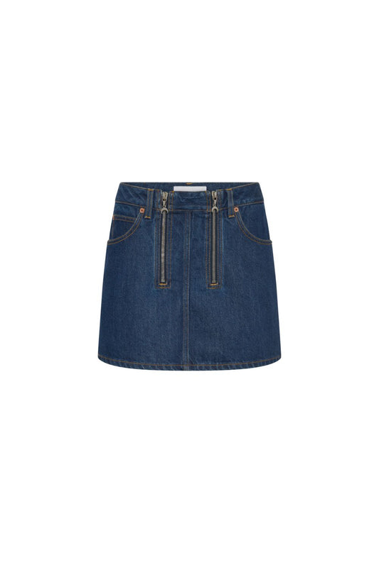 Marine Serre Denim Mini Skirt — New In Spring/Summer 2026