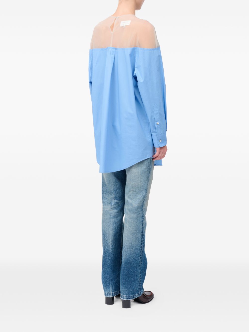 MM6 Maison Margiela Button Front Cotton Top