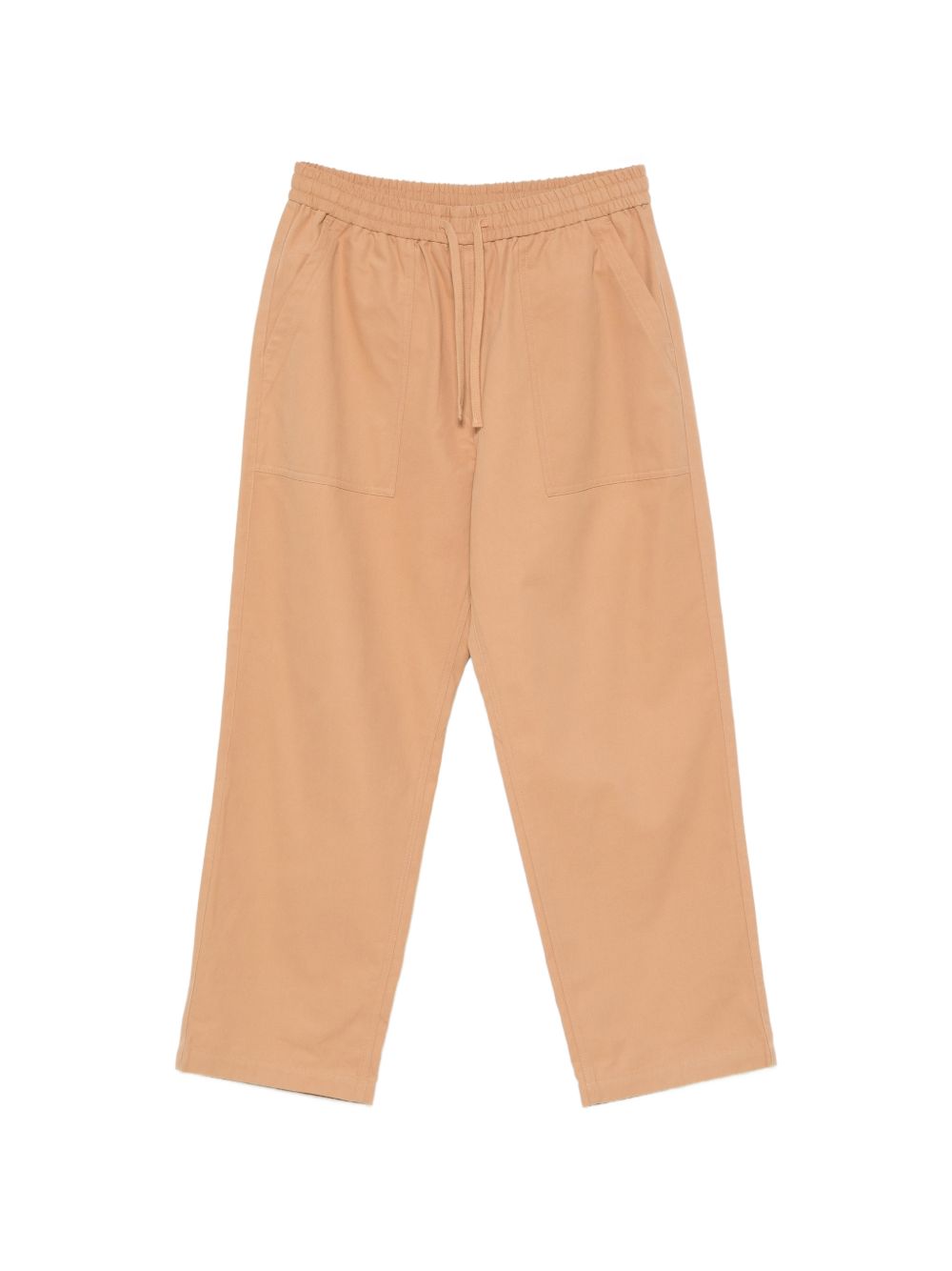 Maison Kitsuné Beige Cotton Drawstring Trousers — New In