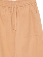 Maison Kitsuné Beige Cotton Drawstring Trousers — New In
