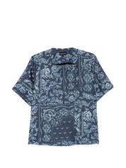 Emporio Armani T-Shirts & Polos — Blue Floral Topwear