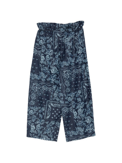 Emporio Armani Trousers — New Women’s Cotton Paisley