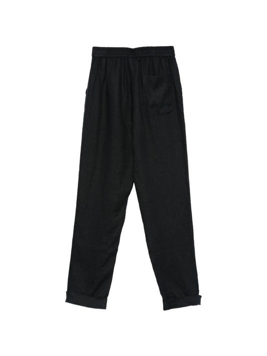 Emporio Armani Trousers — Blue Linen for Women