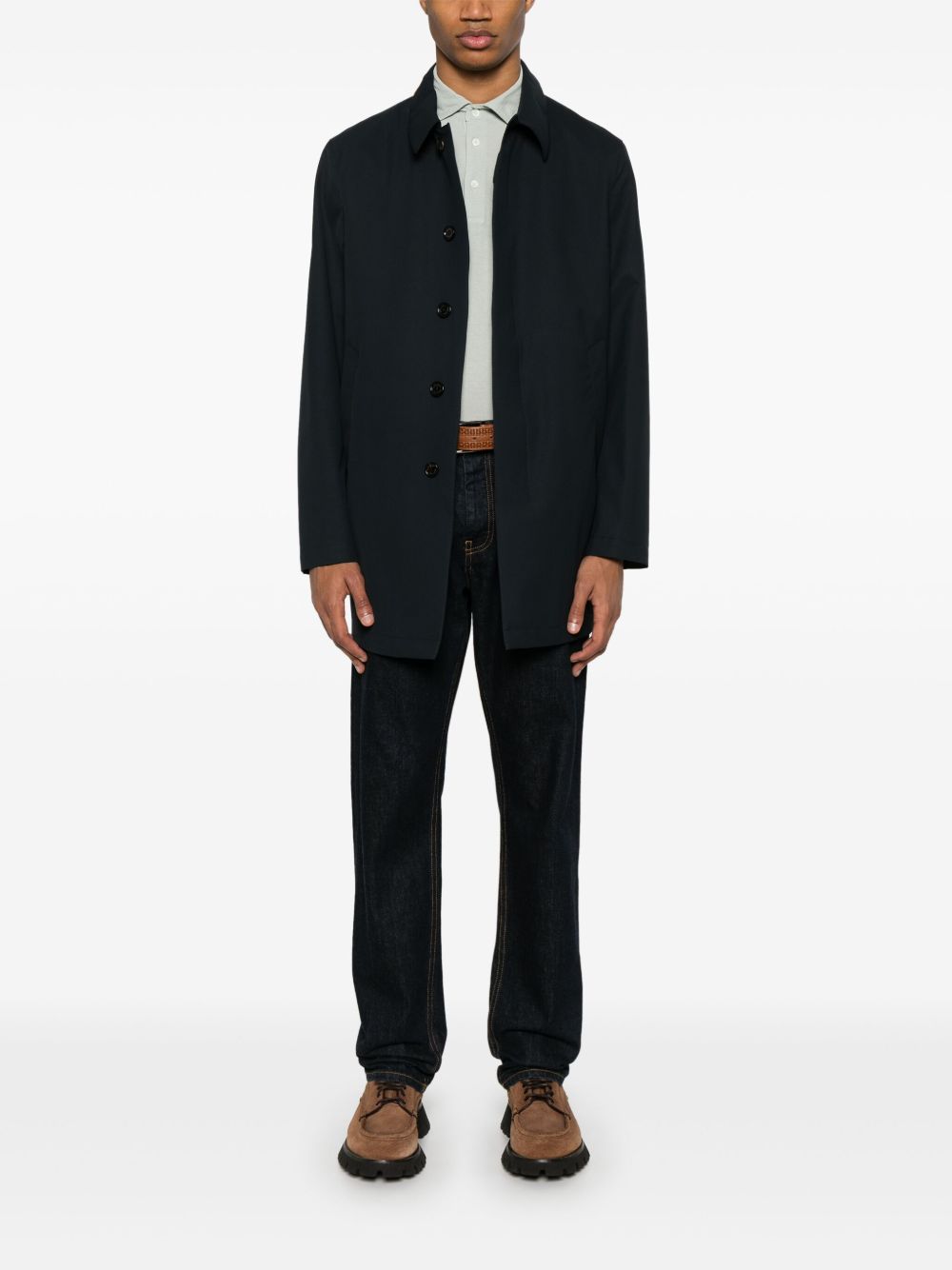 Peuterey Coats Blue - Hinnoya Parka for Men