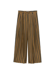 Alberto Biani Striped Silk Trousers — New In