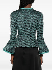 Emporio Armani Wave Zip-Front Jacket — Women's Jackets