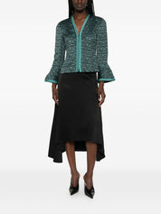 Emporio Armani Wave Zip-Front Jacket — Women's Jackets