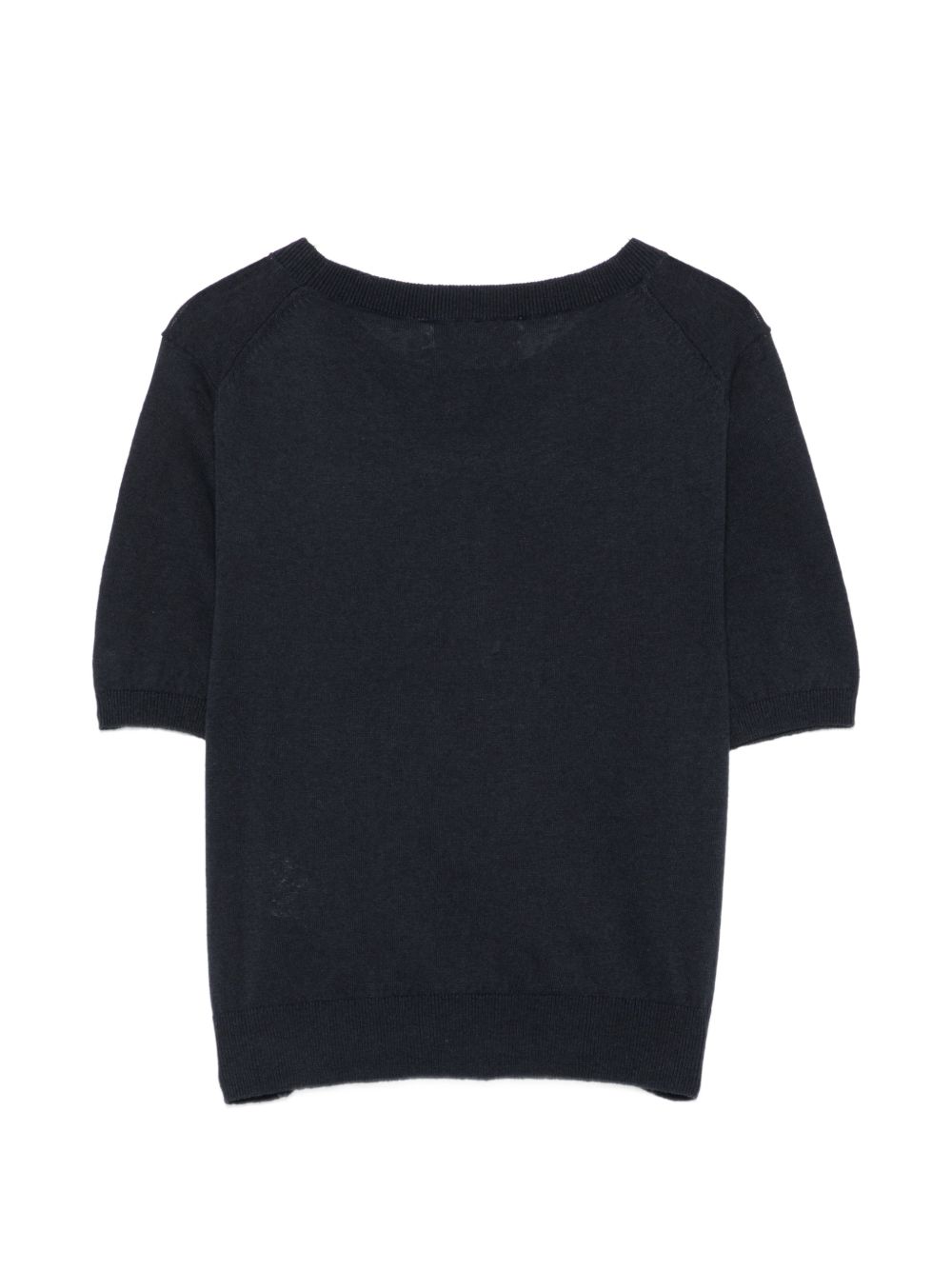 Dunst Cotton & Linen T-Shirt for Women — Navy Blue