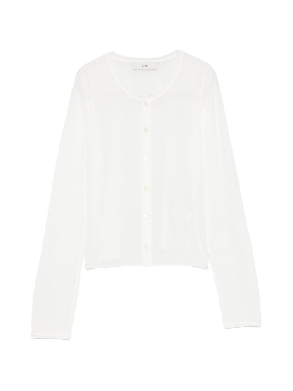 Dunst Cotton Blend Cardigan – White Topwear