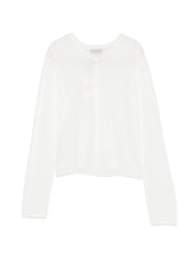 Dunst Cotton Blend Cardigan – White Topwear