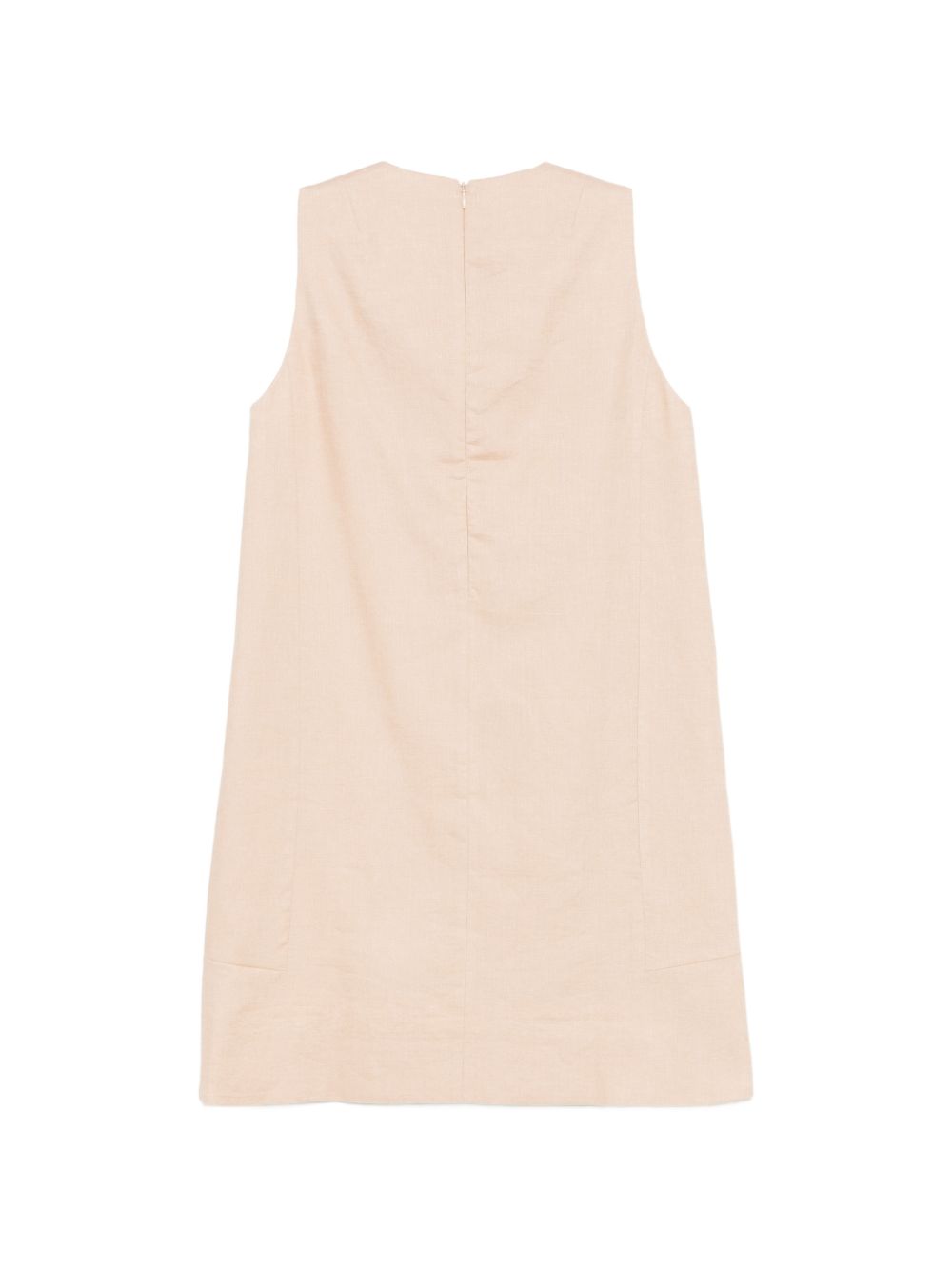 Semicouture Sheena Linen Mini Dress - Beige