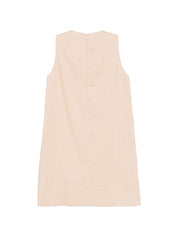 Semicouture Sheena Linen Mini Dress - Beige