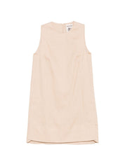 Semicouture Sheena Linen Mini Dress - Beige