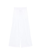 Semicouture Jhonny Cotton Trousers for Women — White