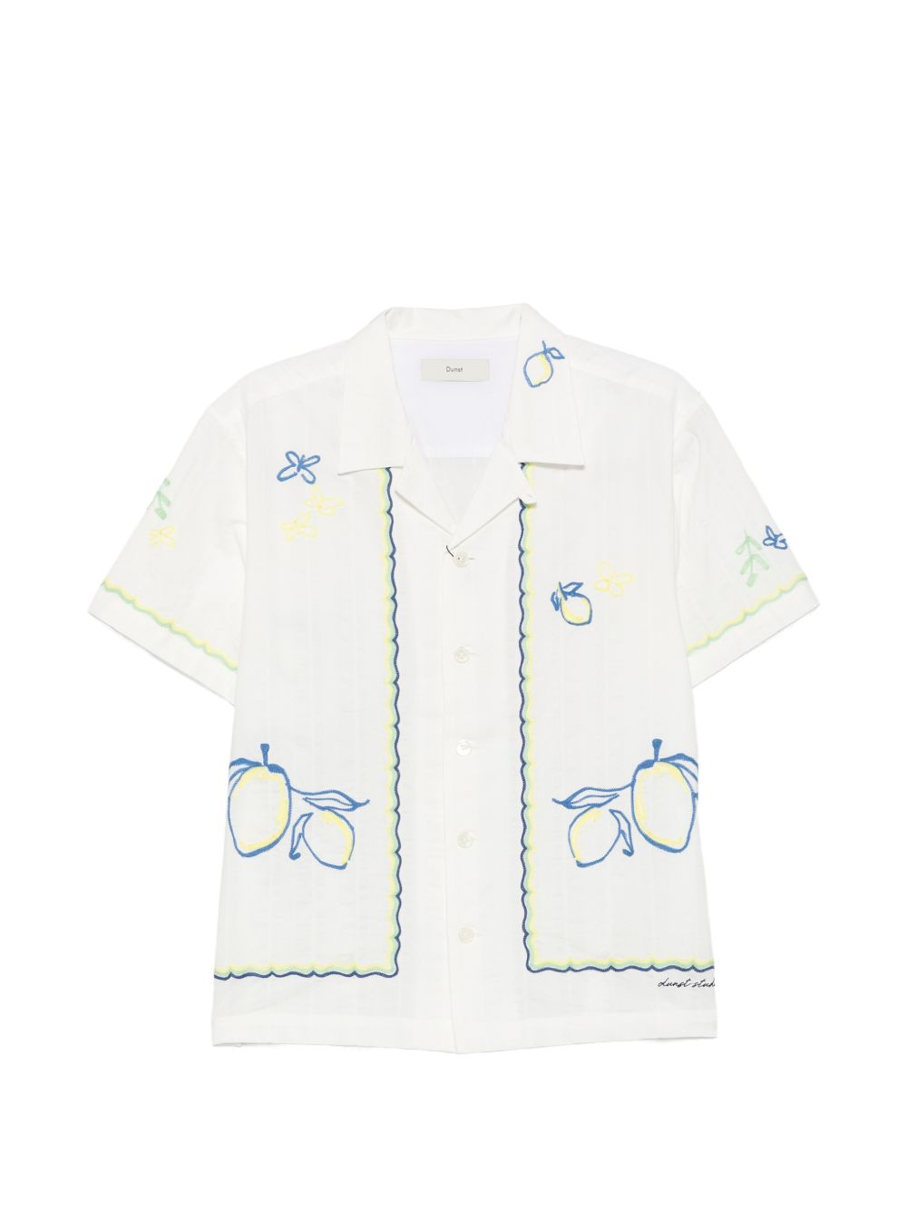 Dunst Cotton Shirt — Women's White Short Sleeve Shirt