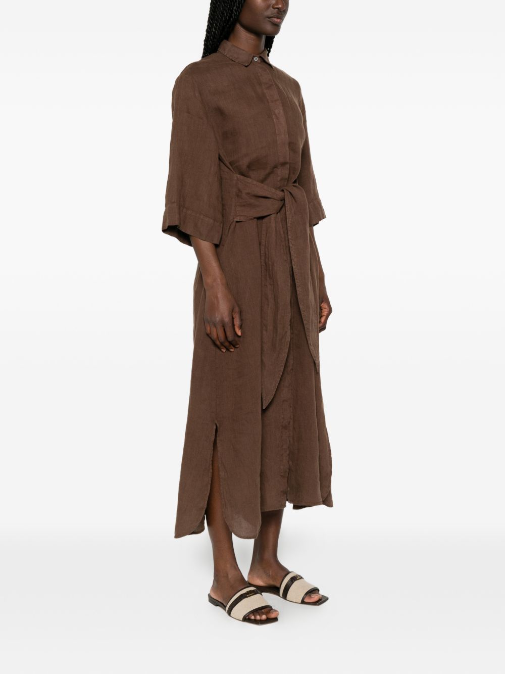 ARCHIVIO '67 Dresses — Linen Chemisier Dress