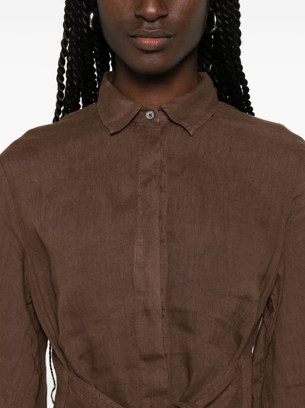 ARCHIVIO '67 Dresses — Linen Chemisier Dress