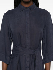 ARCHIVIO '67 Dresses - Linen Chemisier Blue