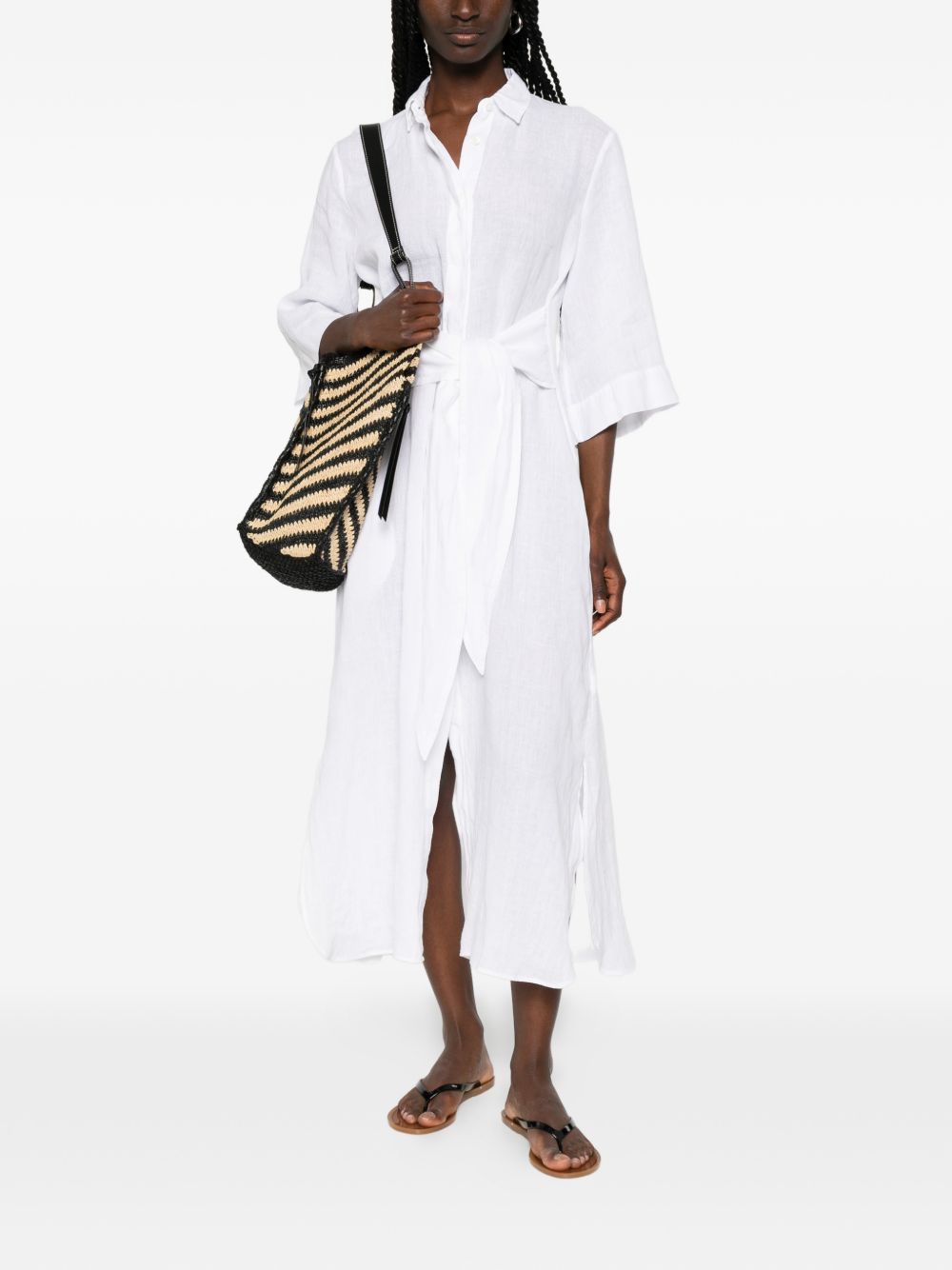 ARCHIVIO '67 Dresses — Linen Chemisier Dress
