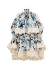 Zimmermann Dresses — Alchemy Silk & Linen Mini Dress