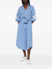 ARCHIVIO '67 Dresses – Blue Stripe Cotton Chemisier