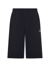 Balenciaga Shorts — Black Logo Nylon Short Trousers