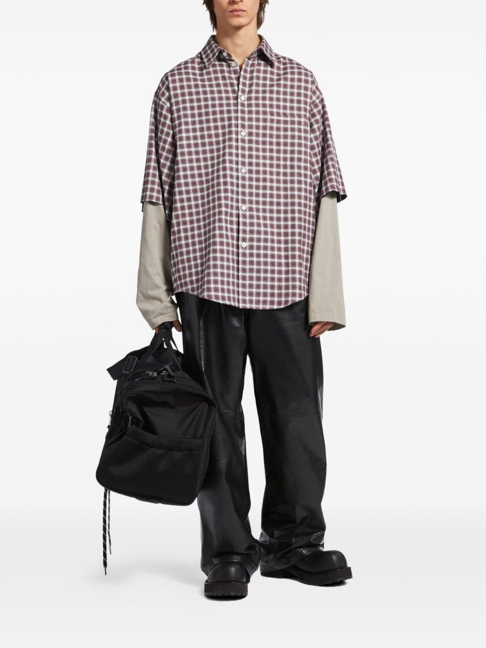 Balenciaga Shirts — Checked Cotton Shirt, From €450